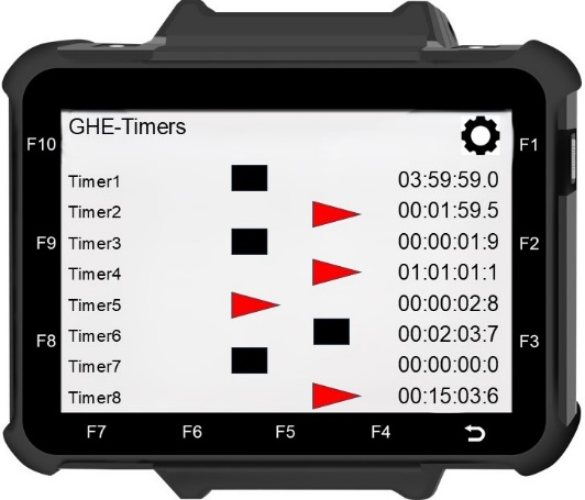 GHE-TC8 app UI